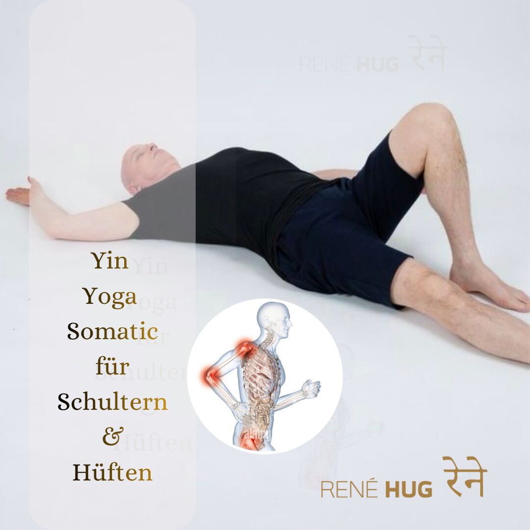René Hug auf einem Bild in Somatic Yoga Haltung in Schorndorf